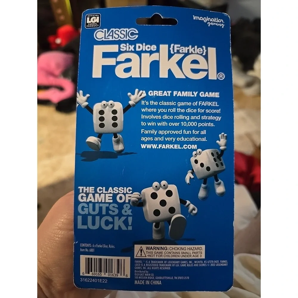 Imagination Gaming FARKEL Dice Tube, The Classic Addictive Game New Sealed